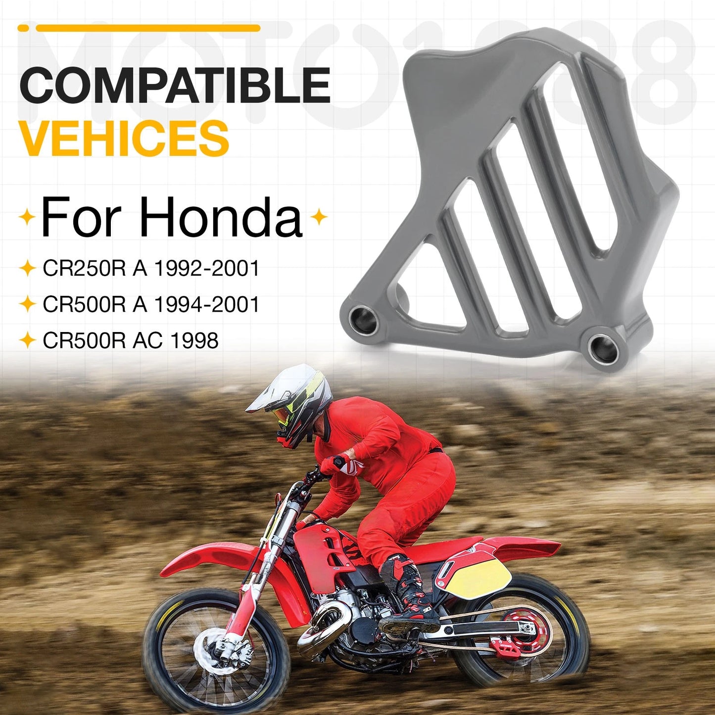 Drive Sprocket Guard Cover for Honda 92-01 CR250R/94-01 CR500R