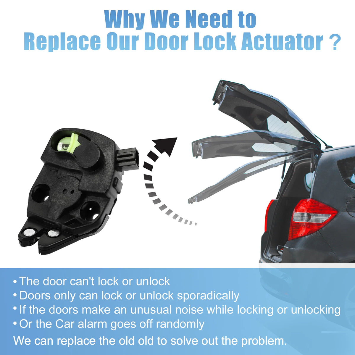 Trunk Lock Latch Actuator for Honda Accord Acura TLX (2013-2017)