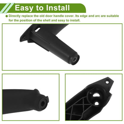Door Panel Handle Pull Trim Cover for BMW E70 X5 (2008-2013) Black