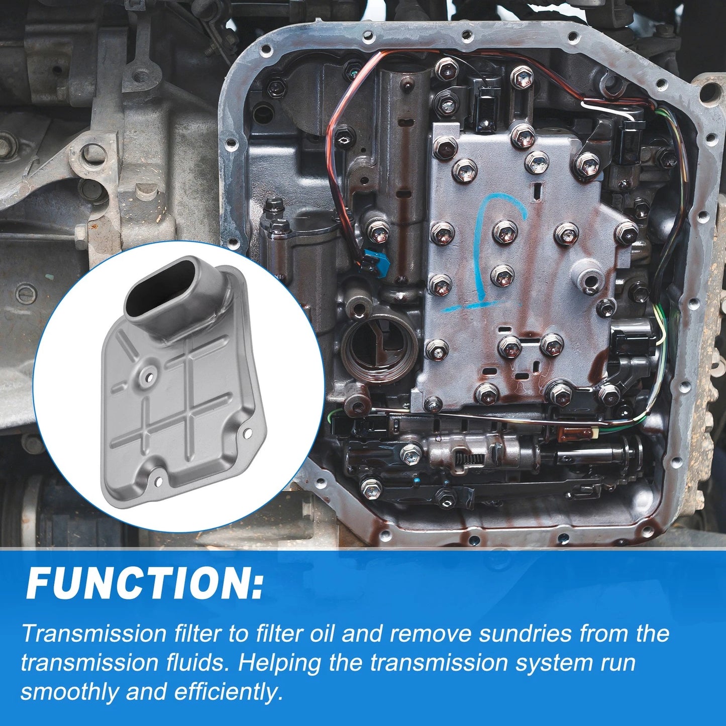 Auto Transmission Fluid Filter Oil Pan for Suzuki (No. 2657065D10)