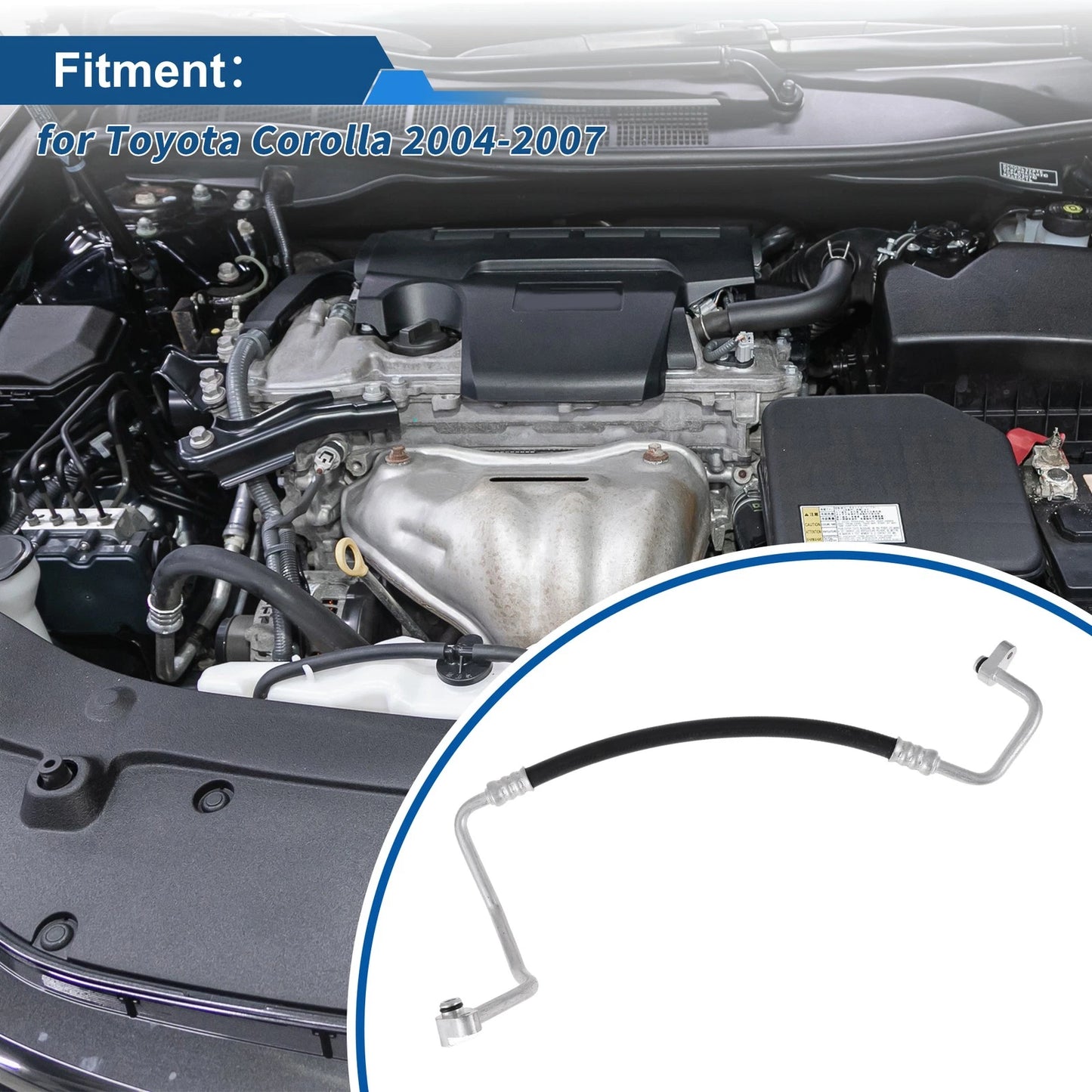 A/C Refrigerant Liquid Hose for Toyota Corolla (2004–2007)