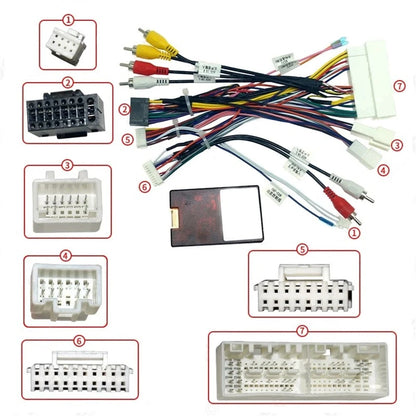 16pin Wiring Harness & Canbus Box for KIA KX5/KX7, Hyundai Sonata (2015-2020)
