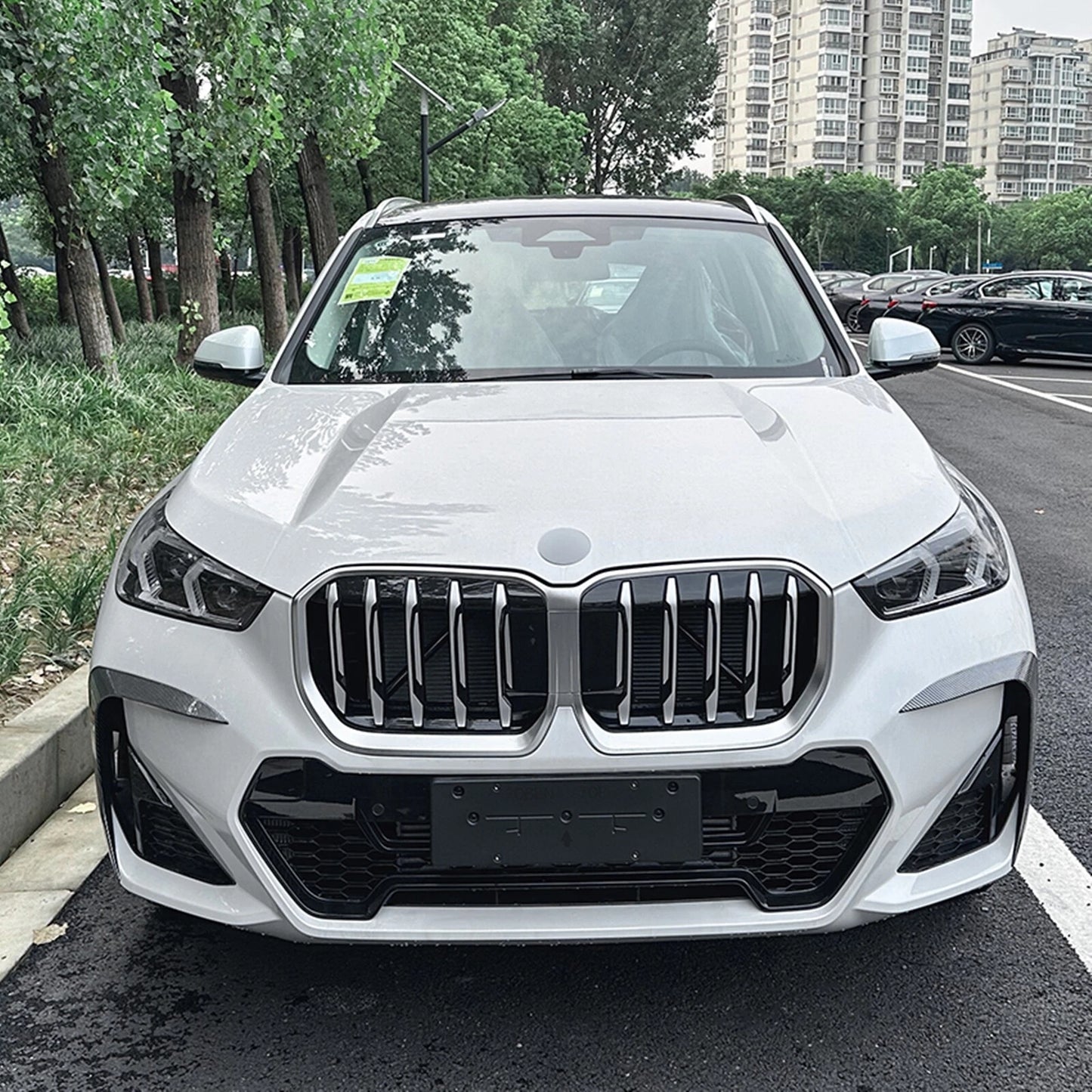 Front Bumper Side Spoiler Trim for BMW X1 U11 U12 M Sport (2023-2024)