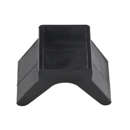 4 Pack 2" Mounting Width Boat Trailer Black Molded Rubber V Bow Stops