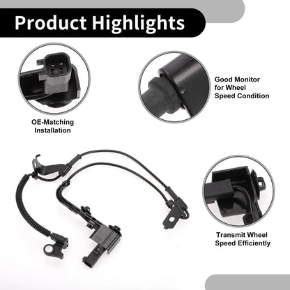 ABS Wheel Speed Sensor Front Left for Ford Fusion (2007-2011)