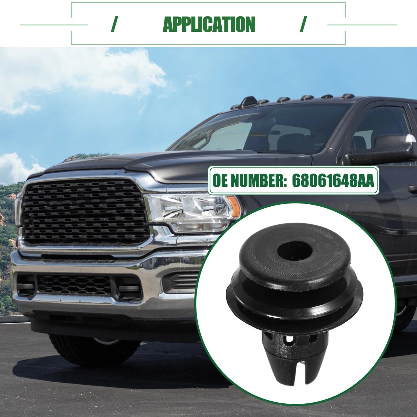 30 x Tail Light Lamp Retainer Clips for Dodge Ram 1500 (2019-2023)