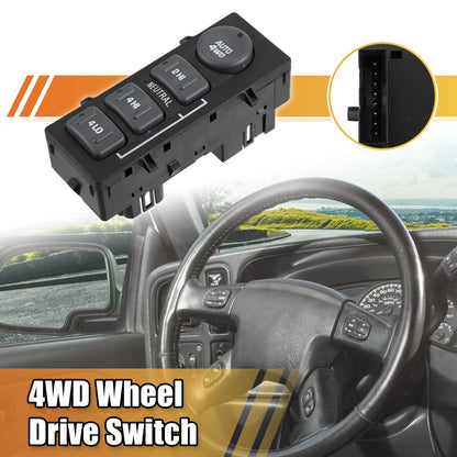 4WD Wheel Drive Selector Switch for GMC Sierra 2500 (1999-2002)
