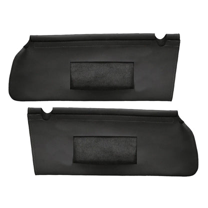 Microfiber Leather Sun Visor Cover for Chevy Tahoe Suburban Yukon (95-99)