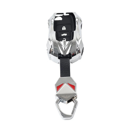 Car Key Remote Cover Case Fob Silver for VW Beetle, Golf, Jetta, Skoda, Seat
