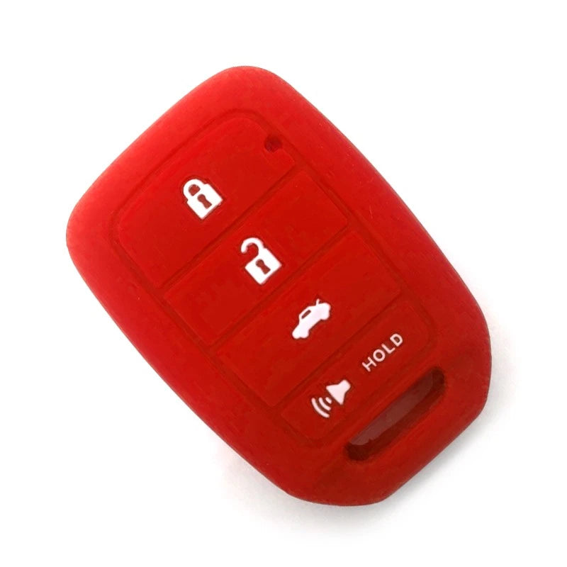 Red Key Cover Housing Protector for Honda Accord CR-V HR-V Civic (2016-2023)