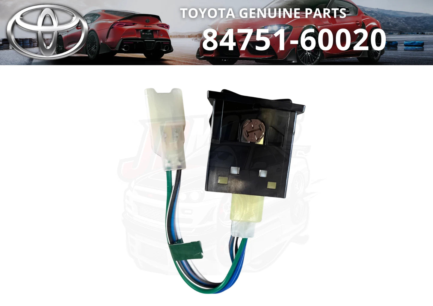 Seat Heater Switch LH for Toyota Land Cruiser 80 Series (1990–1997)