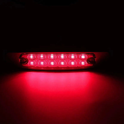 1 Red LED Sealed Side Marker Clearance Lights for Truck Trailer (12V)