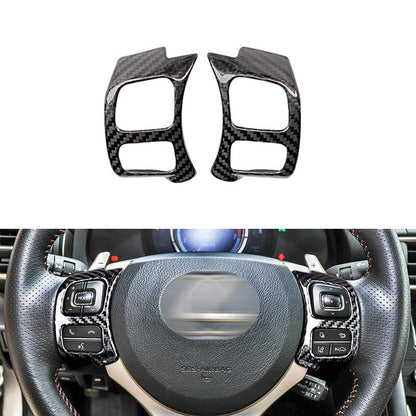 Car Carbon Fiber Steering Wheel Lower Cover Trim Fit For Lexus 2015-2016 CT200h