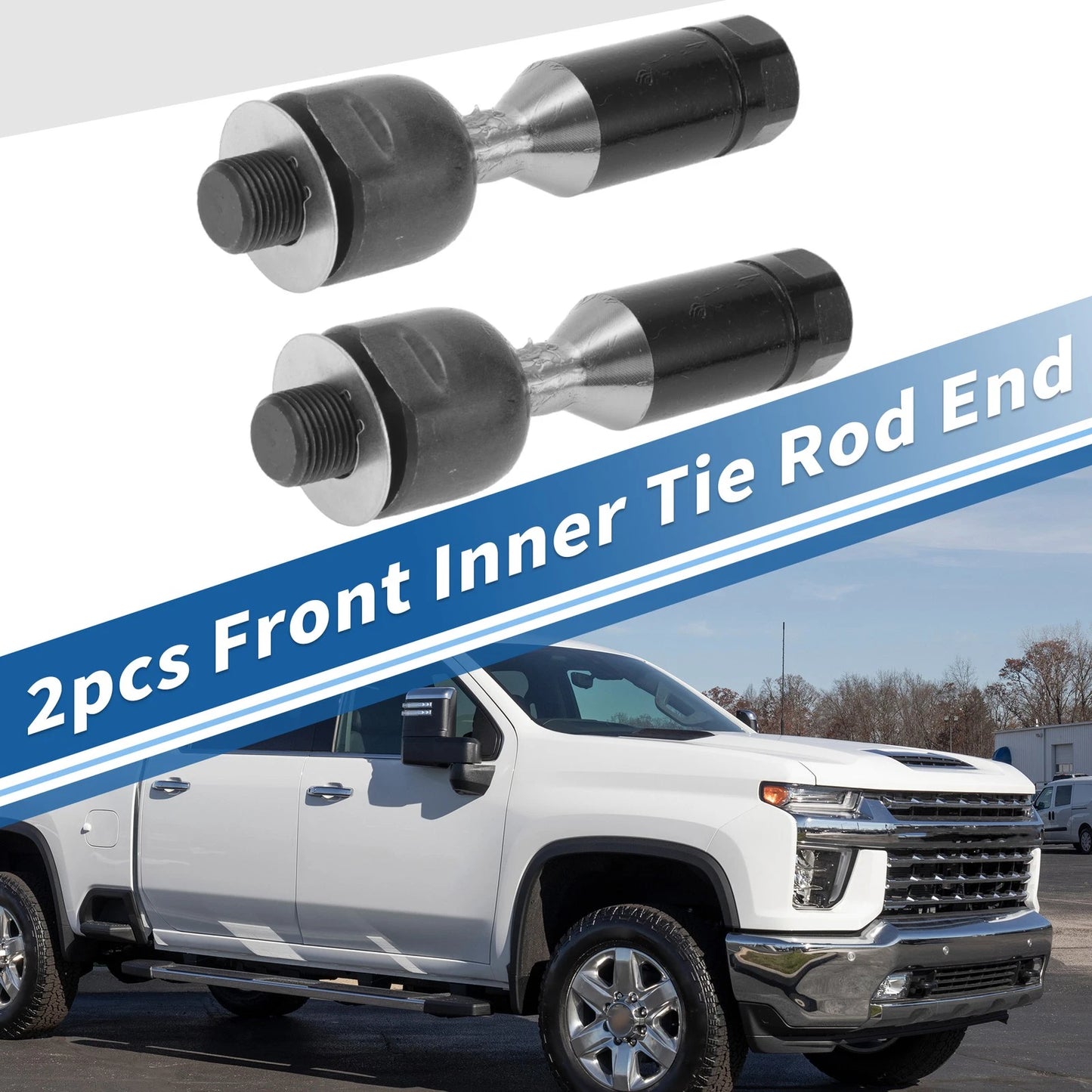 2 x Front Inner Tie Rod End Links for Isuzu Ascender (2003–2008)