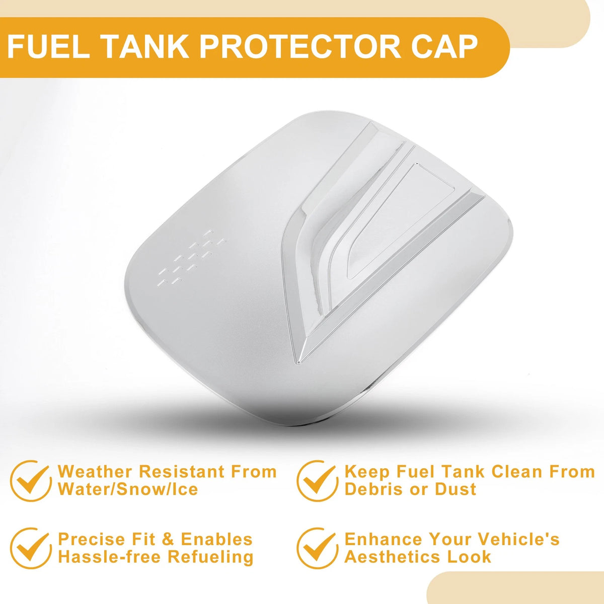 Fuel Tank Door Cap for Lexus NX (2022-2025) Chrome Silver Tone