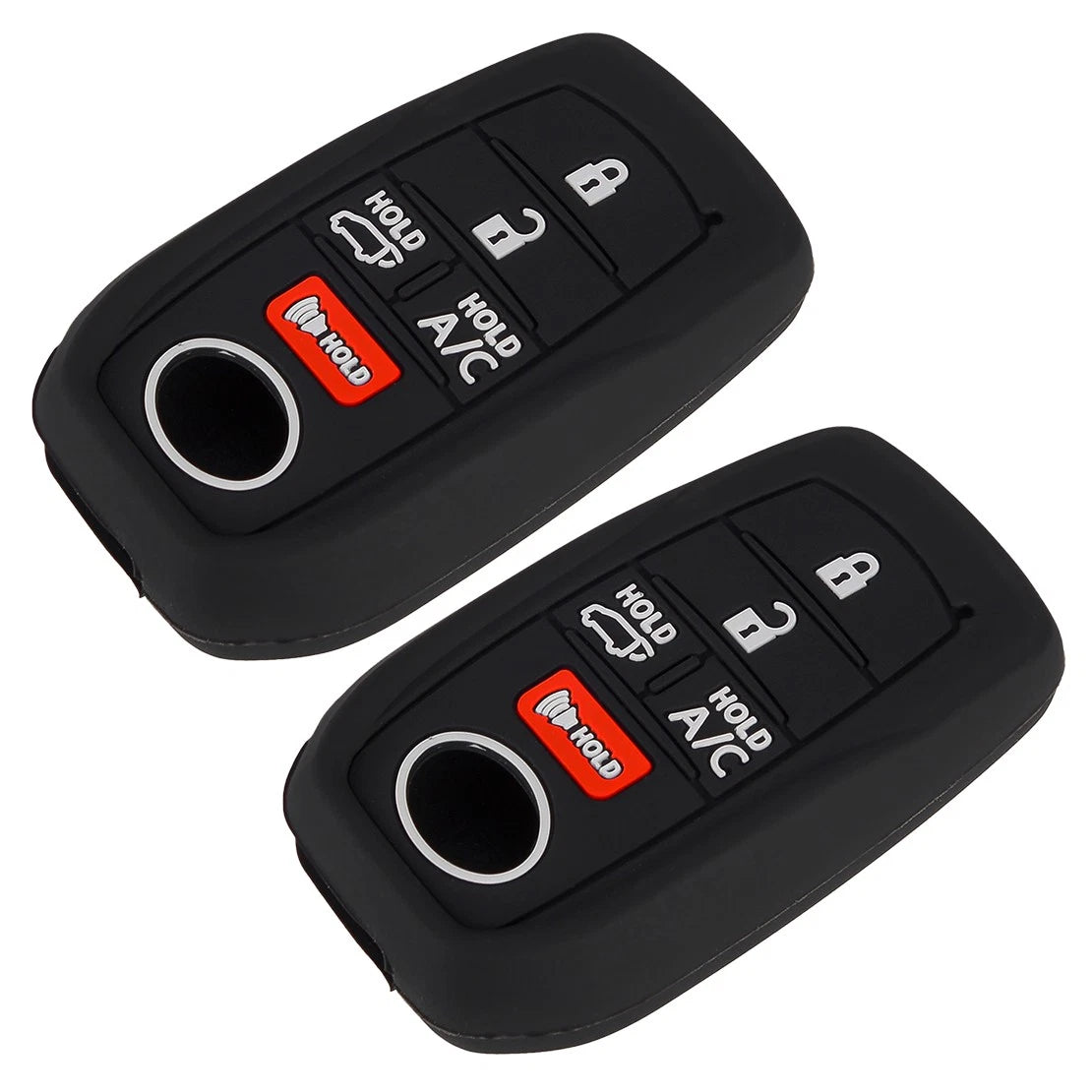 2 x Remote Key Cover Housing for Toyota RAV4, Prius Prime (2016-2023)