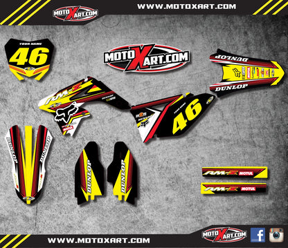 Custom Graphic Kit - Speeder Style for Suzuki RMZ 250 (2010-2016)