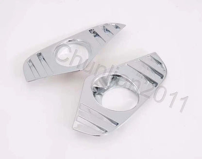 Front Fog Light Cover Trim for 2019-2023 Toyota RAV4 ABS Chrome 2 x Pieces