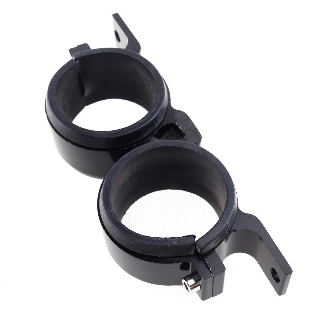 Fuel Pump Bracket Holder Clamp for Dual Fuel System - Black