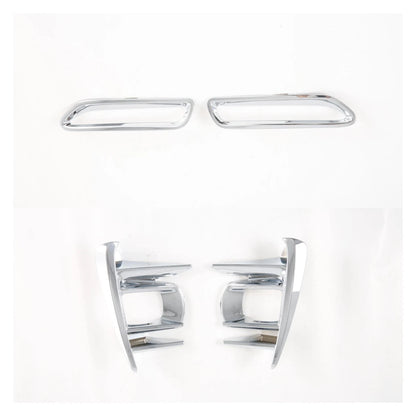 Fog Light Frame Lid Chrome Set Cover Trim for Toyota Sienna (2018-2020)