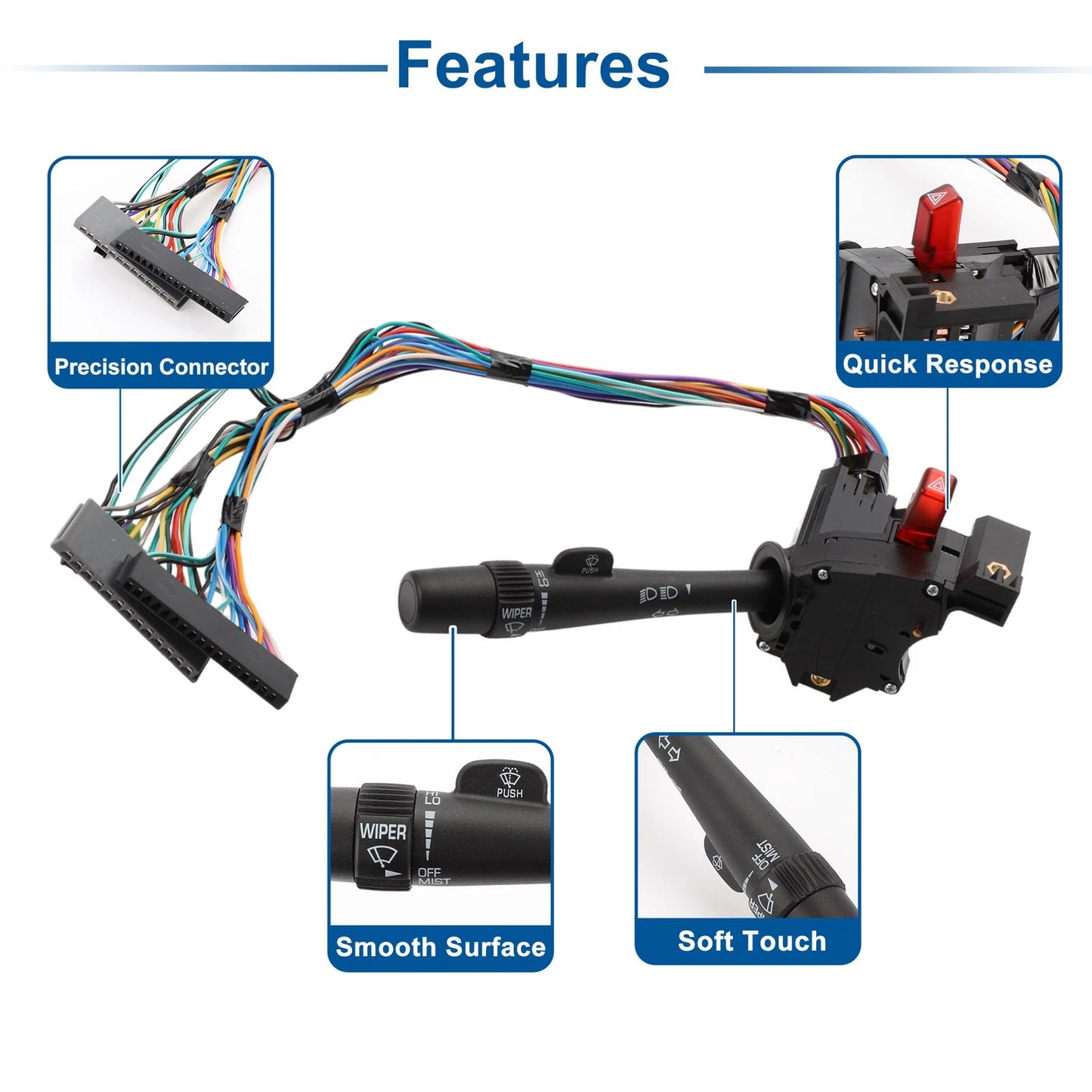 Steering Column Turn Signal Switch for Chevrolet Blazer S10 (1994-2005)