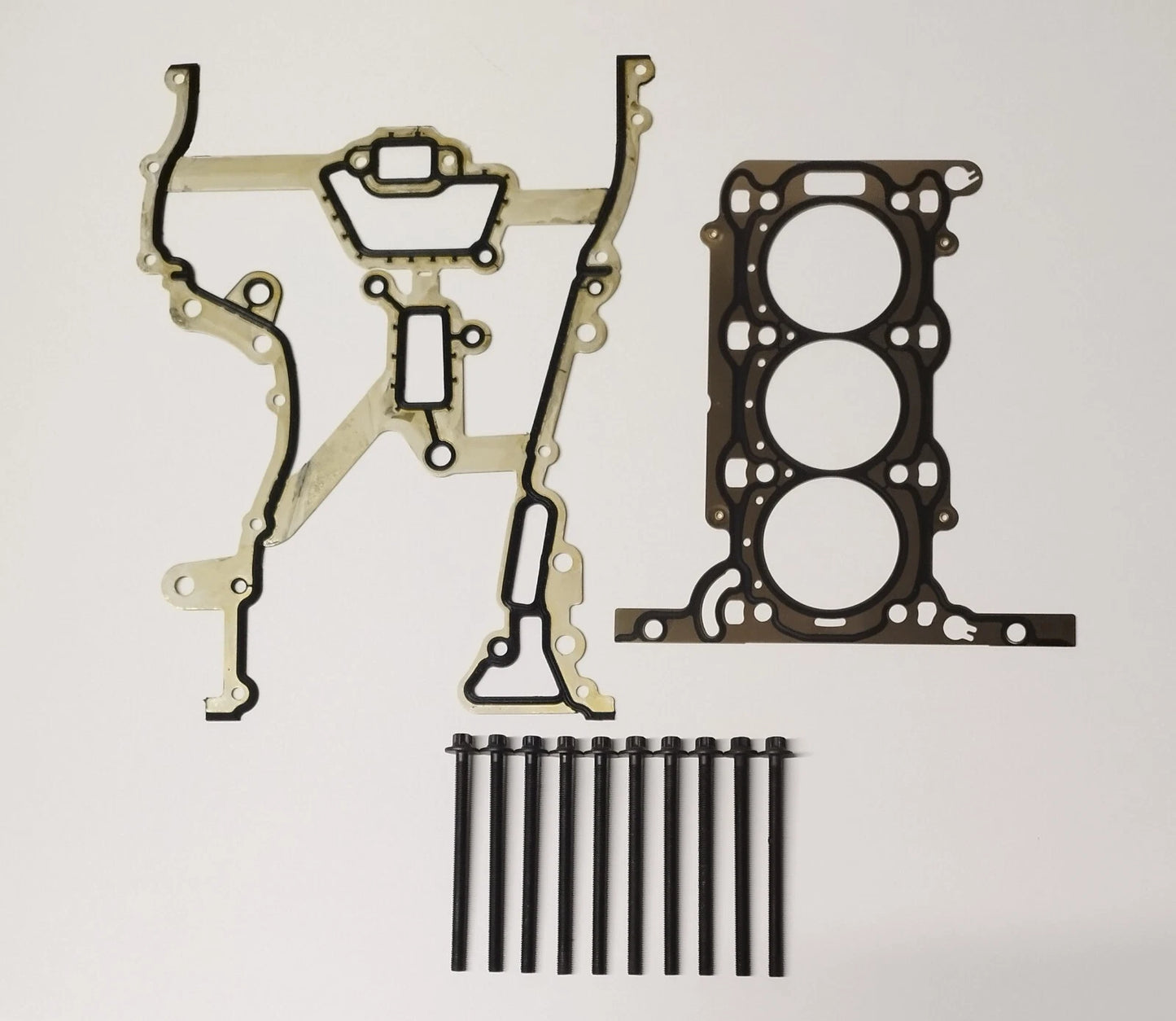 2 x Head Gasket & Bolts, Timing Cover Gasket for Corsa C 1.0 A10XEP