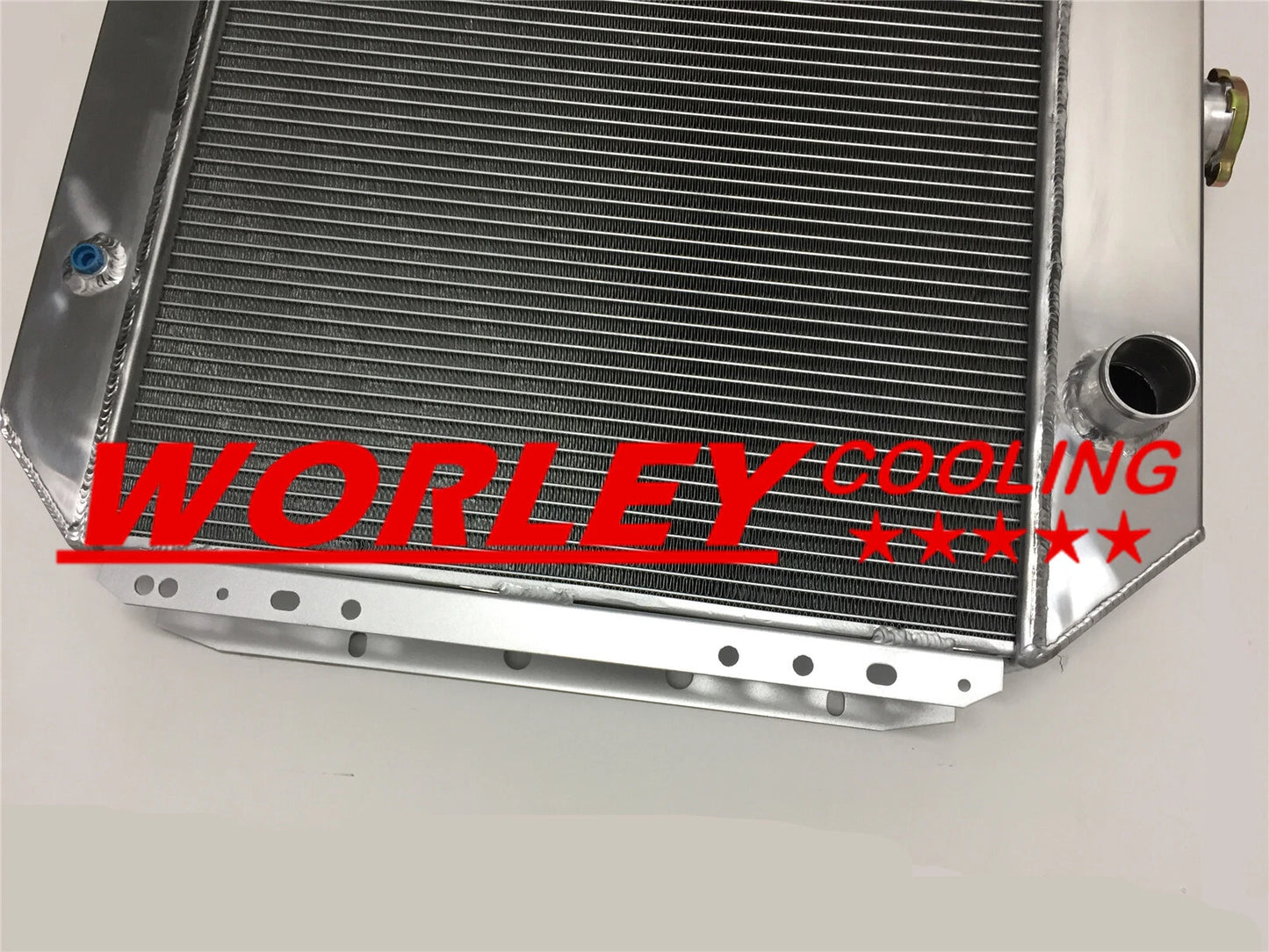 3 Row Aluminum Radiator & Shroud for Ford F-150 (1975-1979)