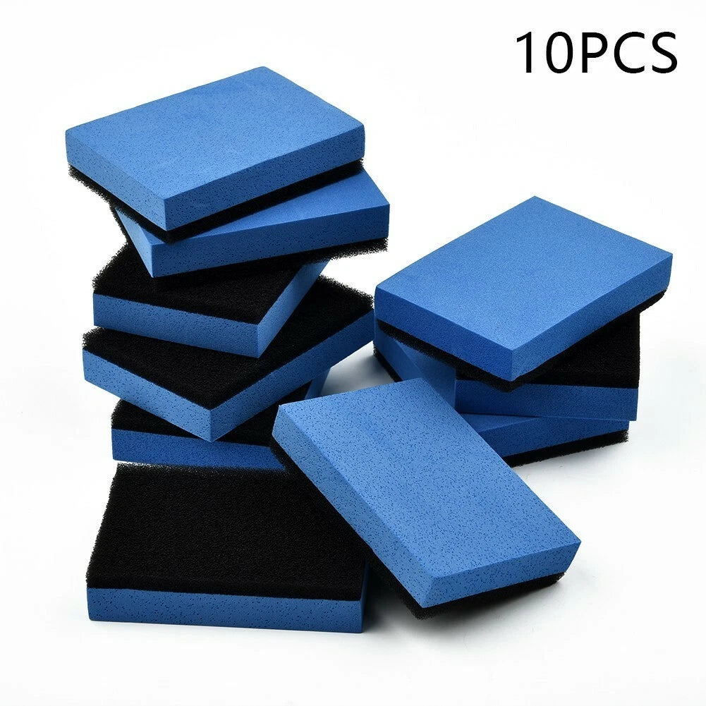 10Pcs Auto Ceramic Coating Sponge Glass Wax Coat Applicator Polishing for Cars
