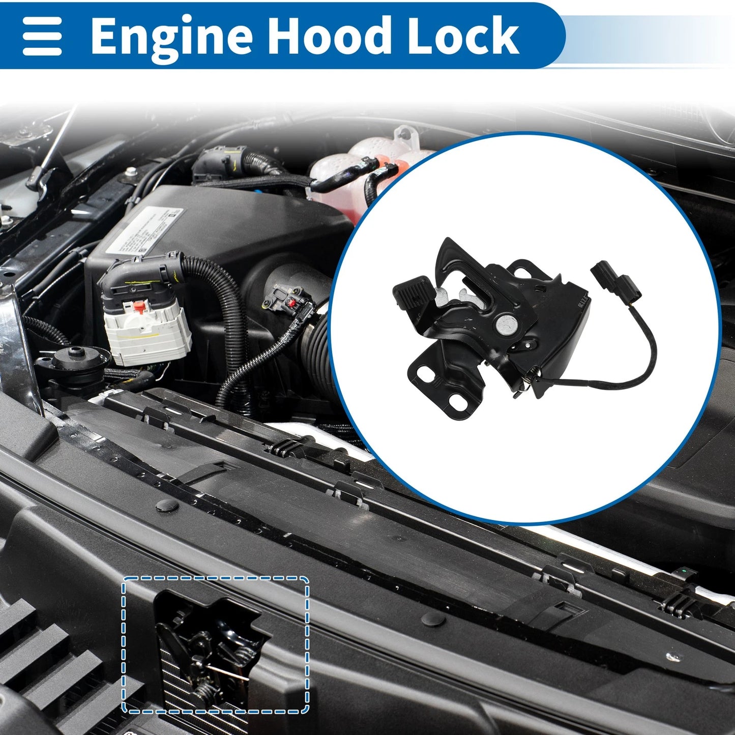 Hood Latch Assembly for Honda Odyssey (2009-2014) 1 Pcs
