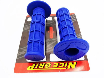 Blue Hand Grip Set for Suzuki RM125  - Left & Right Pair