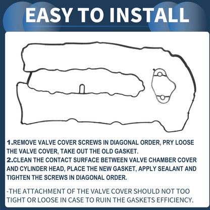 Valve Cover Gasket for BMW 5 Series E60 520i 2.0L (2006-2009)
