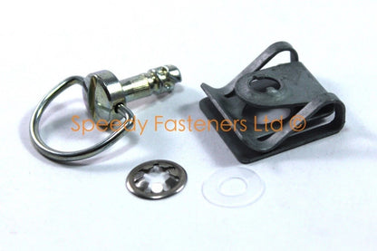 Skid Bash Plate Dzus Bolt Fastener & Clip Quick Release for KTM EXC SMR XCW