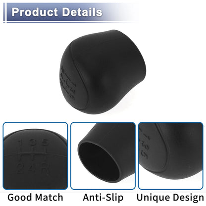 Black Silicone Gear Shift Knob Cover for Ford C-Max (2010-2019)