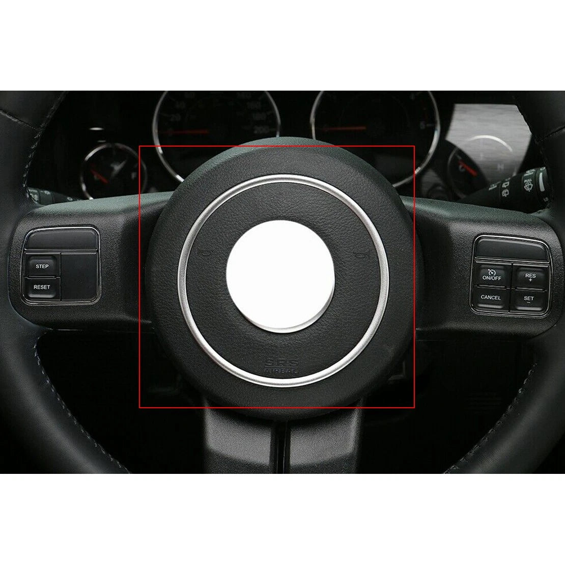 Steering Wheel Center Ring for Jeep Wrangler, Compass, Patriot (2007-2023)
