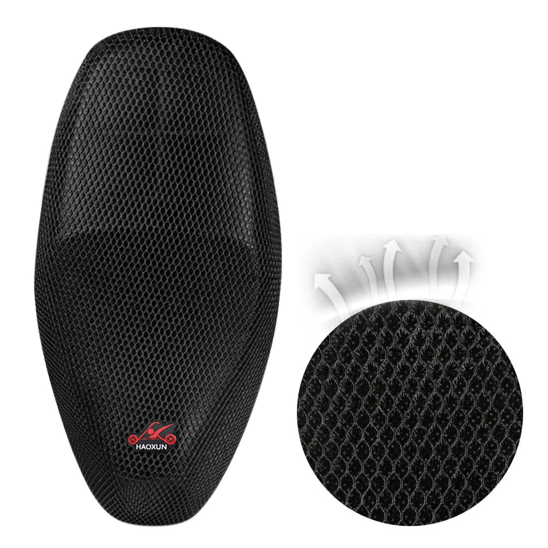 Black Seat Saddle Cushion Cover Protector for Motorcycle