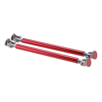 15CM Red Universal Car Front Bumper Lip Splitter Tie Bar Support