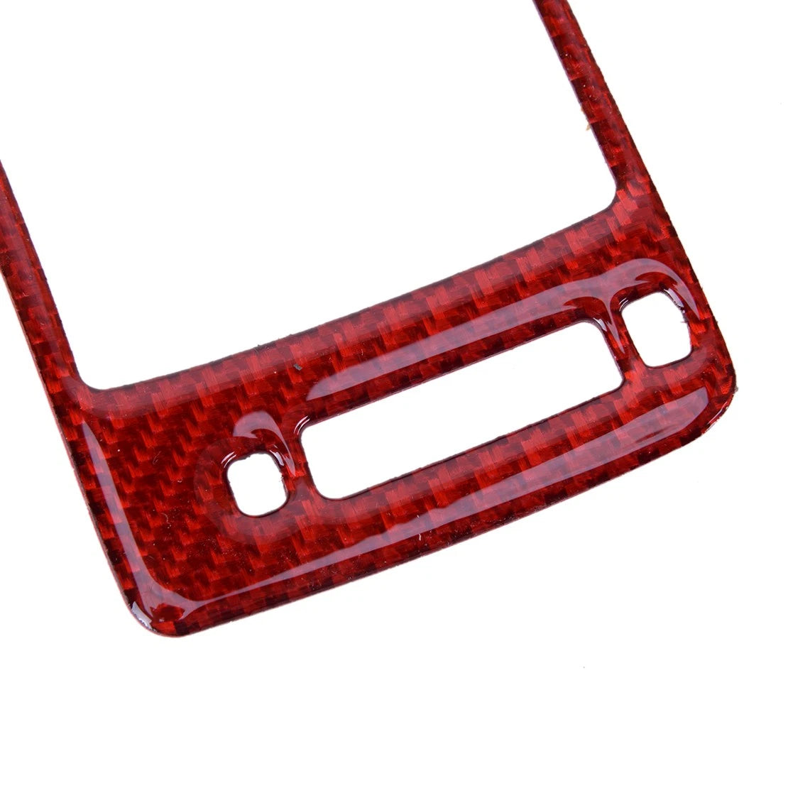 Red Carbon Fiber Side AC Air Vent Outlet Cover Trim for Honda Accord (2018-2023)
