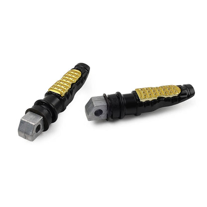 8MM Universal Motorcycle Rear Foot Pegs for Harley Honda Gold
