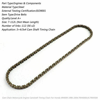 Timing Chain 112L for Honda TRX400EX X Sportrax (1999-2014)