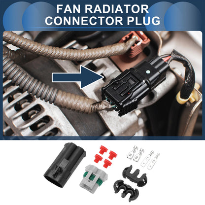 Pin Fan Radiator Connector Plug for Toyota