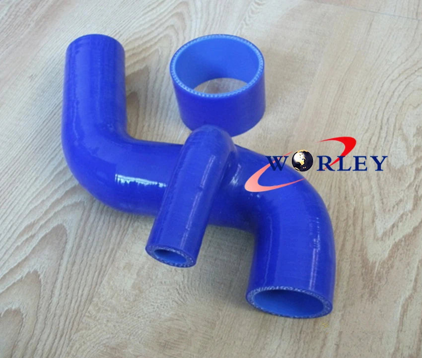 Black Silicone Intercooler Hose for Subaru WRX GC8 (1992-1995)