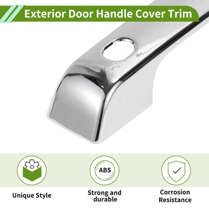Electroplated Silver Door Handle Cover Trim for Ford Bronco (2021-2025)