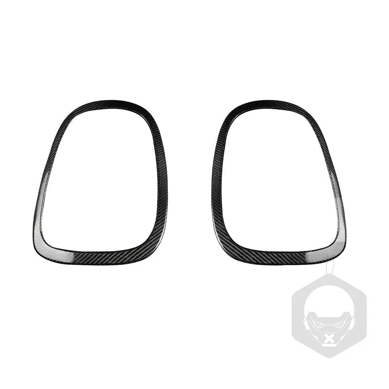 Real Carbon Fiber Tail Light Lamp Frame Ring Trim for Mini Cooper S F55 F56 F57