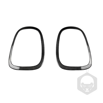 Real Carbon Fiber Tail Light Lamp Frame Ring Trim for Mini Cooper S F55 F56 F57