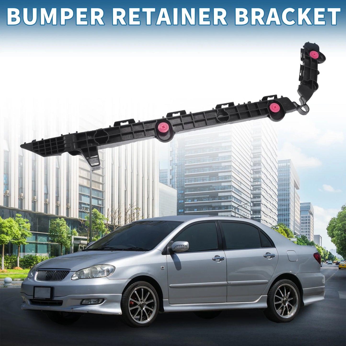 Left Rear Bumper Retainer Bracket for Toyota Camry (2015–2017)