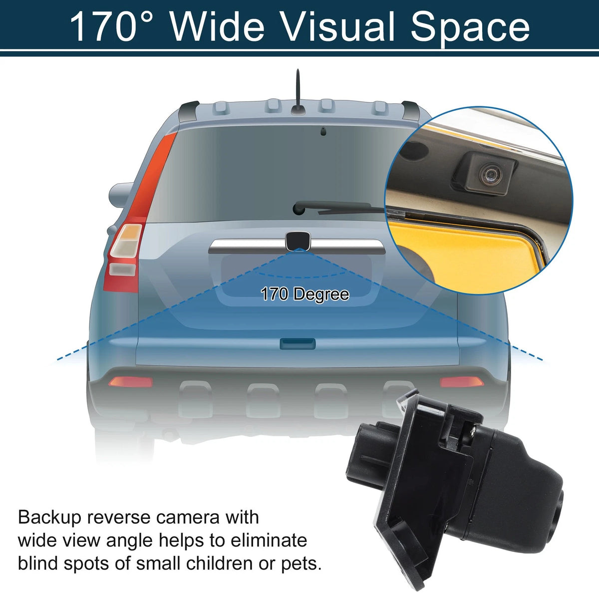 Rear View Park Assist Backup Camera for Toyota Tacoma (2009–2015)