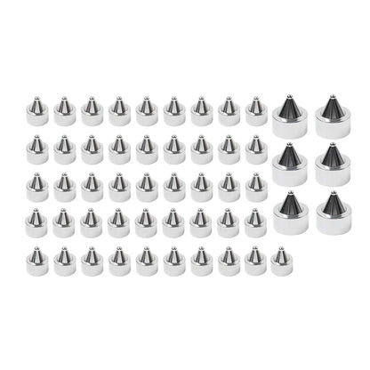 52X Chrome Engine Topper Screw Bolt Cap for Harley Twin Cam Dyna FXD (2000-2017)
