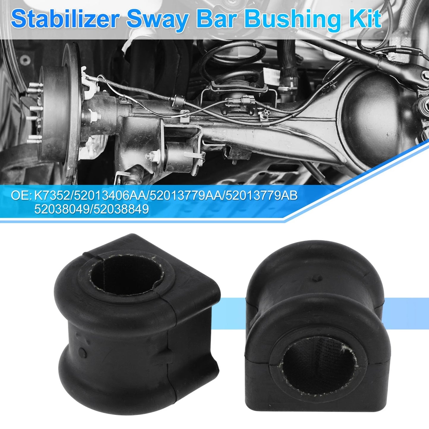 Stabilizer Sway Bar Bushing Kit  Rubber for Dodge Dakota (1997 - 1999)
