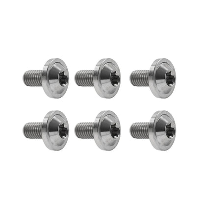6 x M6x10mm Alloy Torx Head Screws for Titan Motorcycle Bike