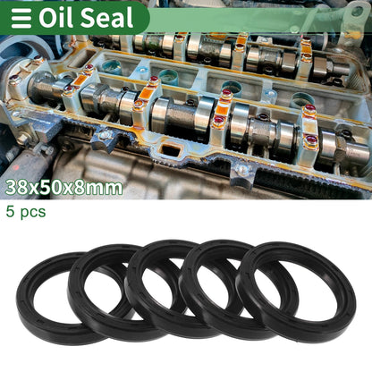 Oil Seal 38x50x8mm NBR Rubber Rotary Shaft Seal for Automotive